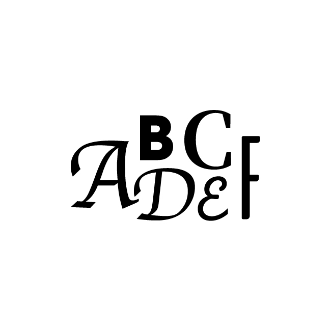 压字字体