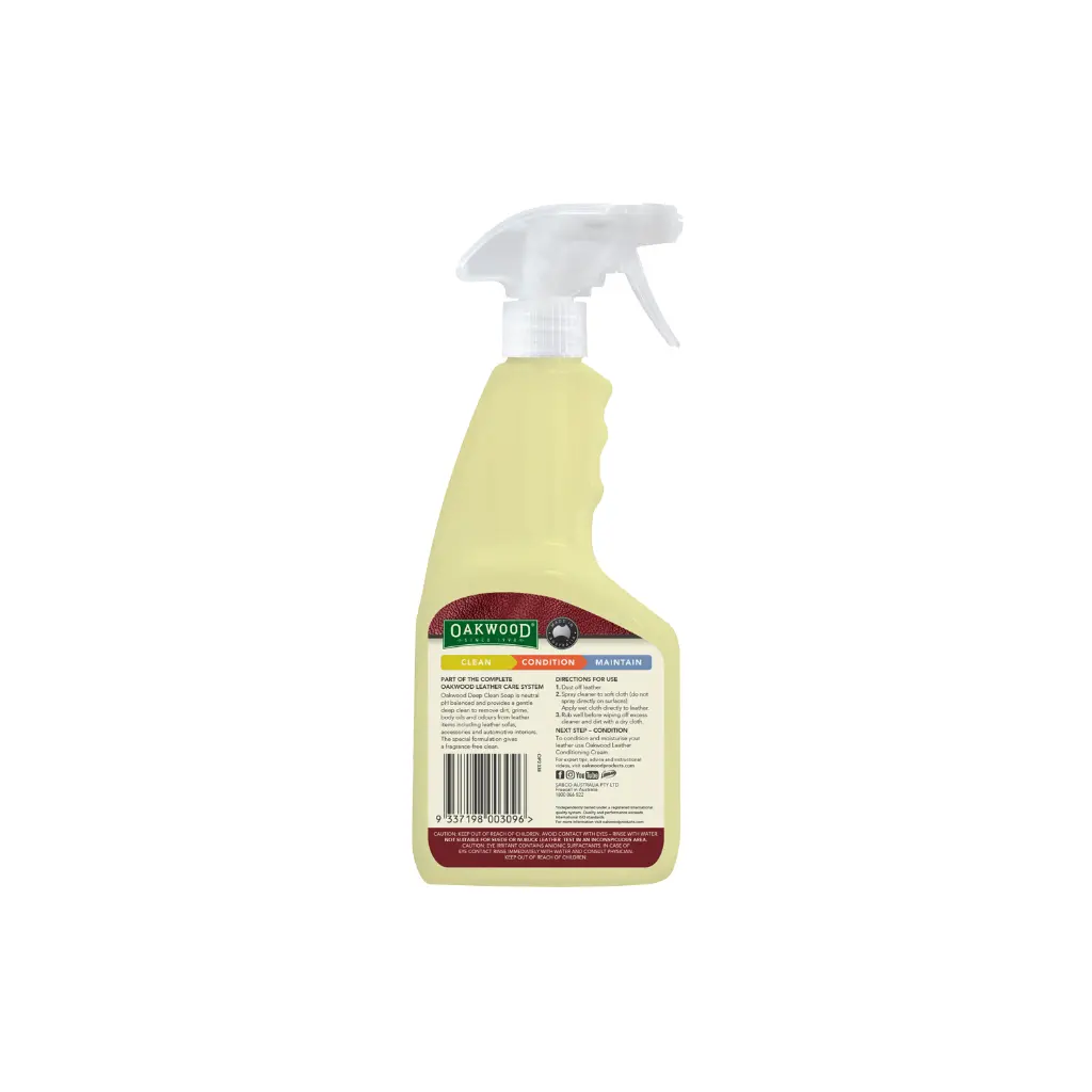 Oakwood 皮革深層清潔劑 (500ml).webp