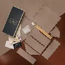 皮革 x 情侶專屬黃銅模具。手縫材料包錢包套裝B。SPS011-1.webp