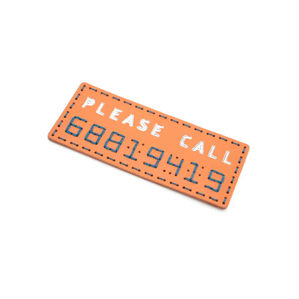 Leather Phone Call Tag - BSP189