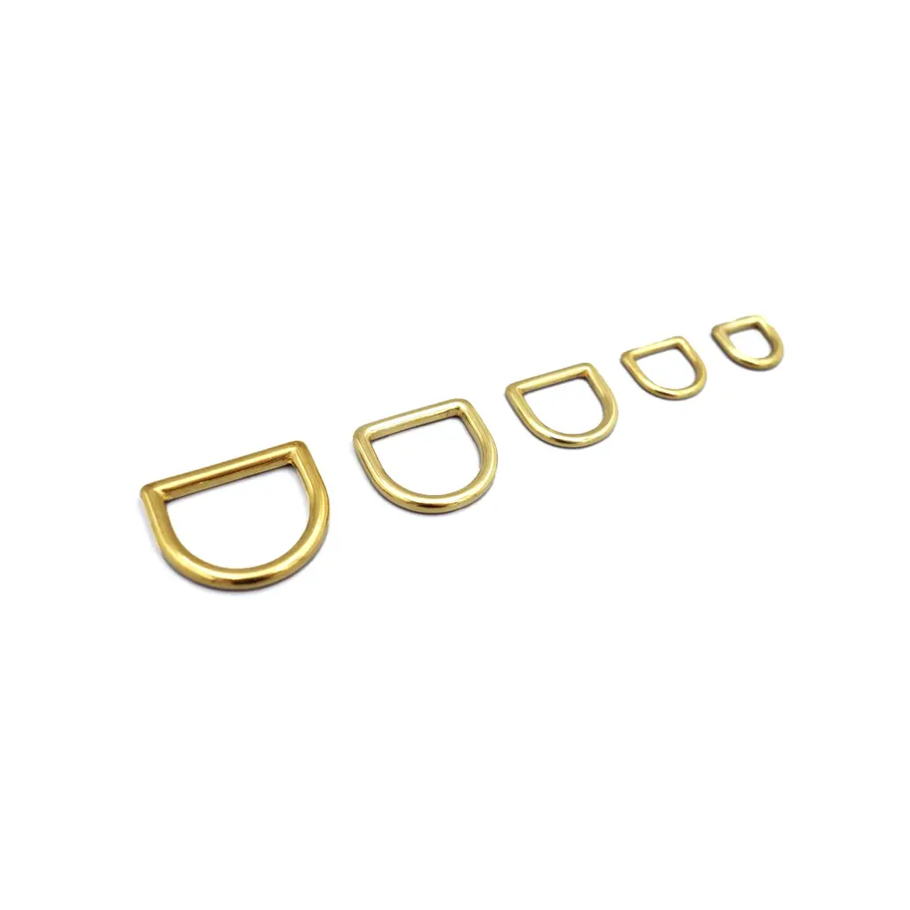 Copper seamless D buckle