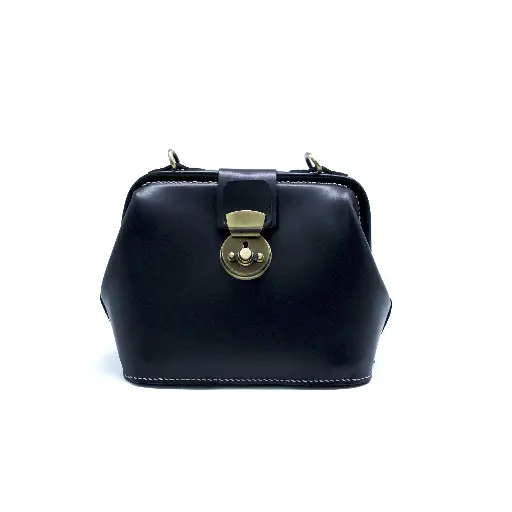 Classic Doctor Bag with Gold Buckle - BSP182