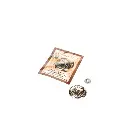Kyoshin Elle Coin Concho Screw Back 24mm 饰片