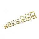 Copper solid pin buckle
