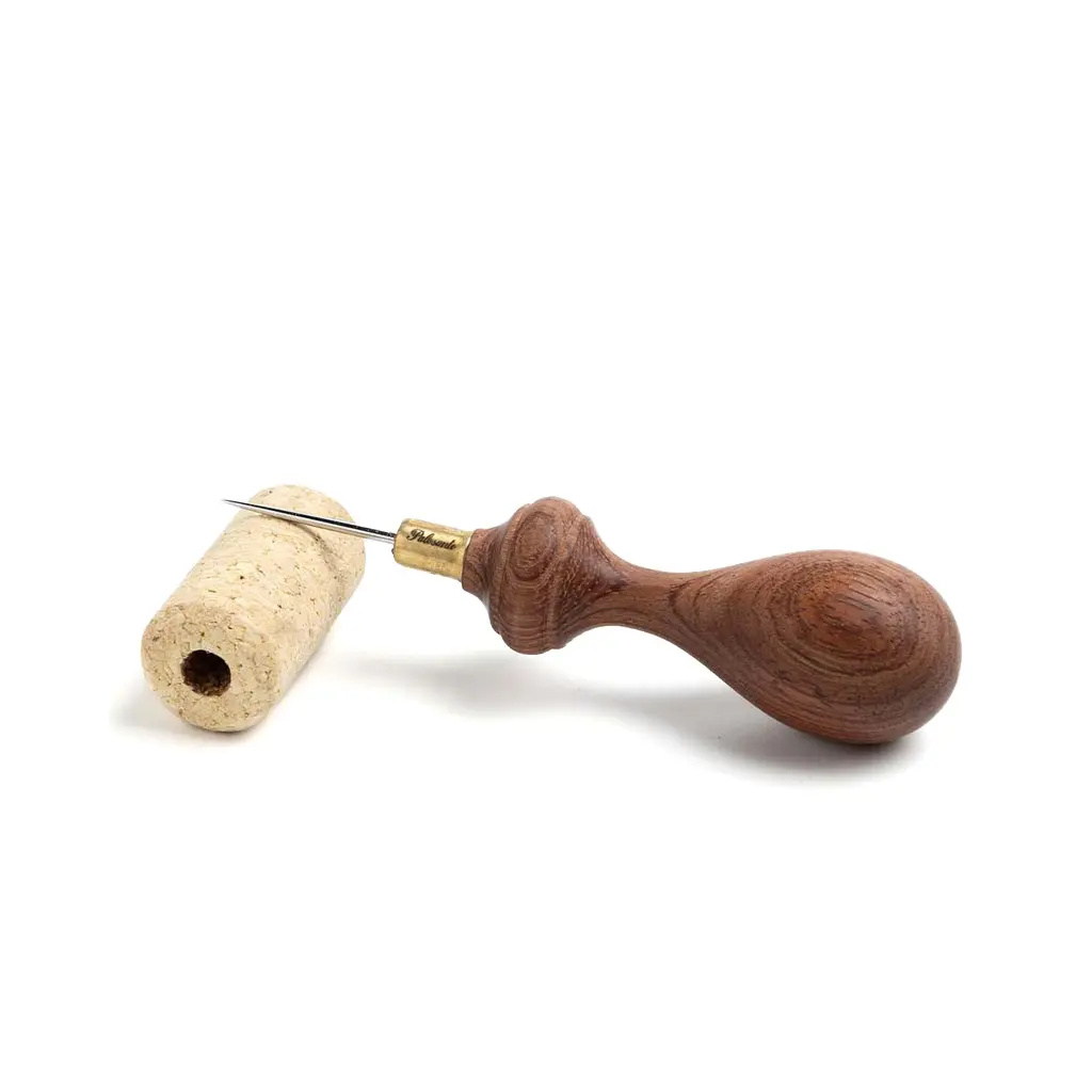 Palosanto Factory Scratch awl - Bubinga handle