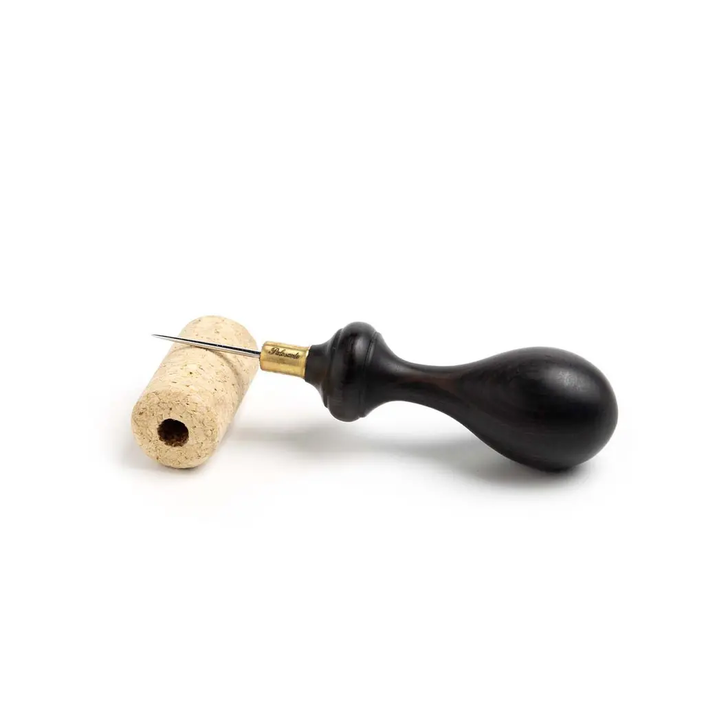 Palosanto Factory Scratch awl - African black wood handle