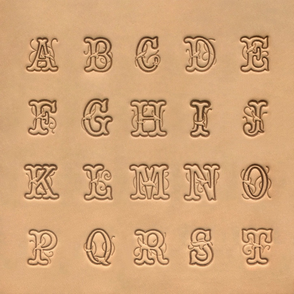 IVAN 3mm Simple Alphabet & Number Stamp Set