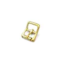 Pure copper roller pin buckle 16mm