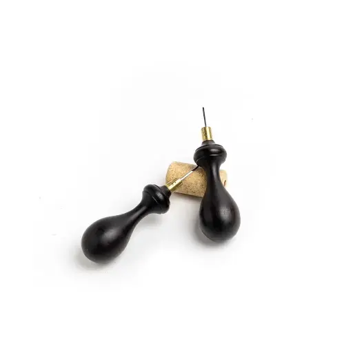 Palosanto Factory awl - African black wood Round handle
