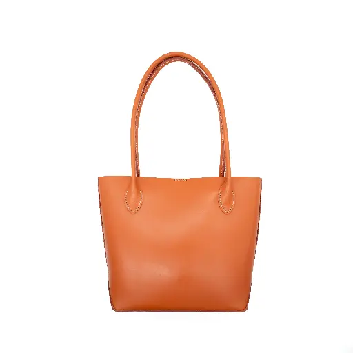 Inverted trapezoid Leather Bag - BSP171