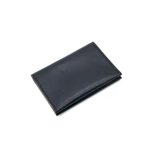 Leather Bifold Card Holder with Button - BSP136