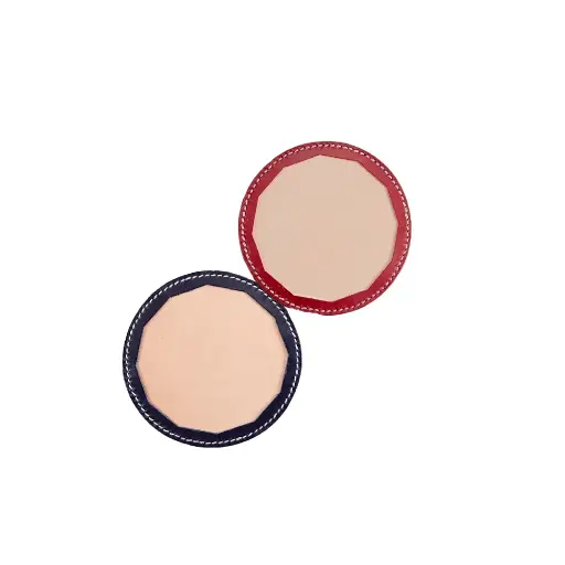 Leather x Brass Stamp Set (Couple Leather Coaster) SPS015
