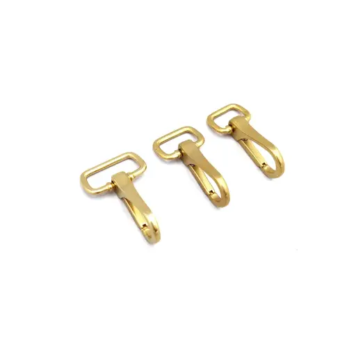 Copper square bottom hanging buckle