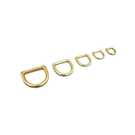 Copper seamless D buckle