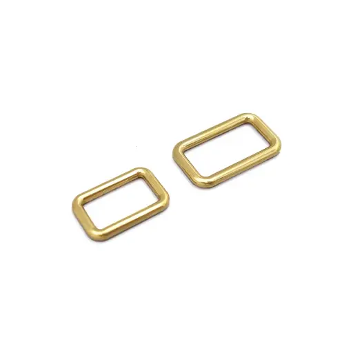 Copper seamless square buckle