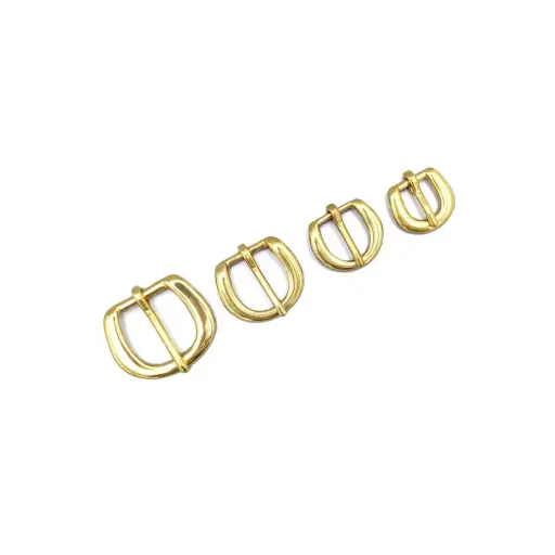 Copper horseshoe pin buckle