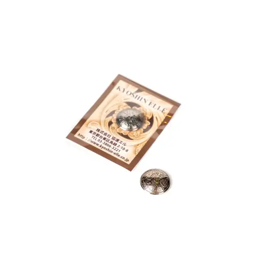 [70325] Kyoshin Elle Coin Concho British Flower 19mm 饰片