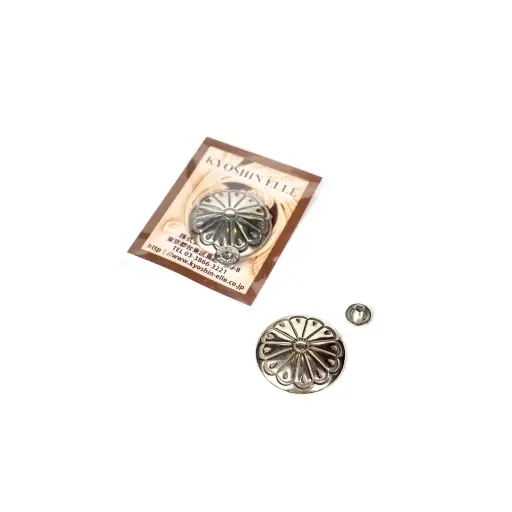 [70809] Kyoshin Elle Coin Concho Screw Back 31mm 饰片